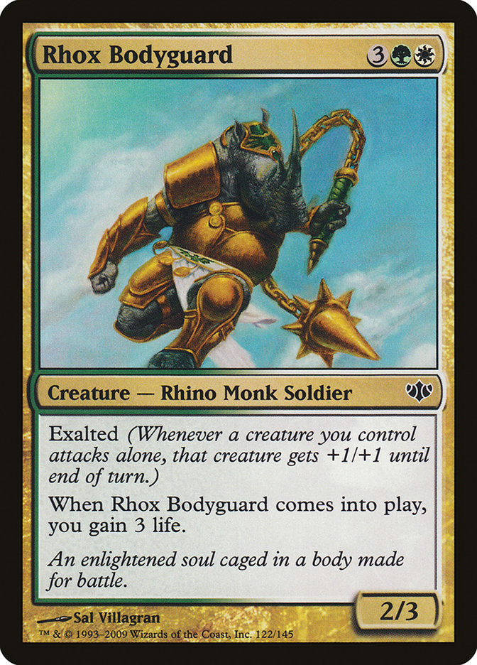 Rhox Bodyguard 122/145 (Conflux)  - Foil | Good Games Modbury