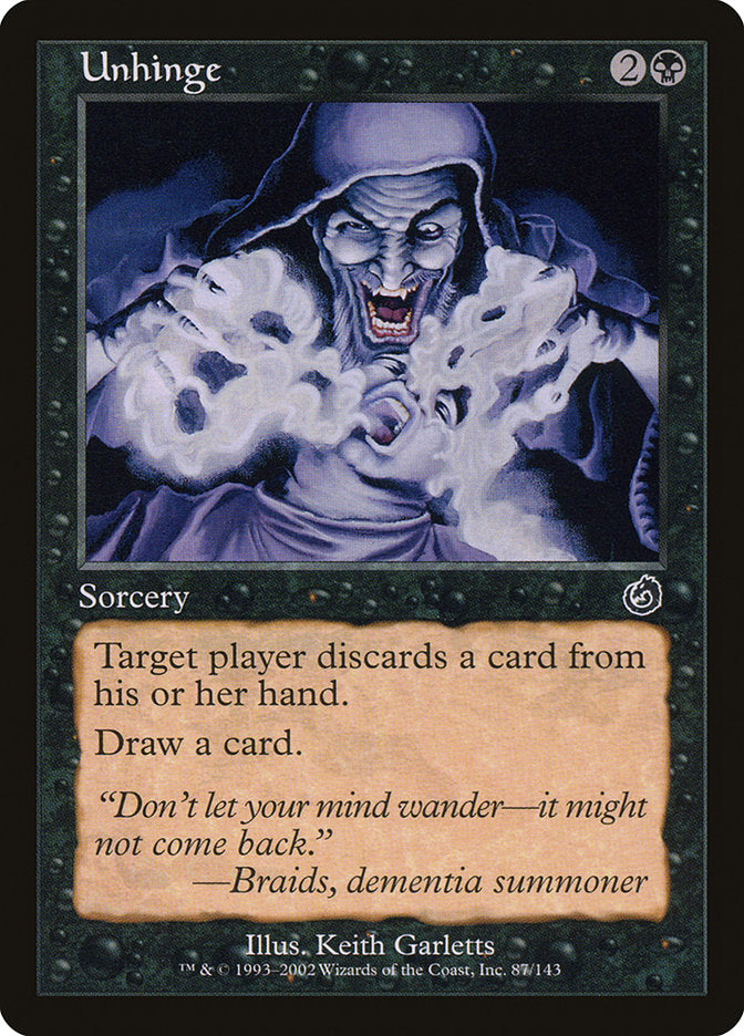 Unhinge 87/143 (Torment)  - Foil | Good Games Modbury