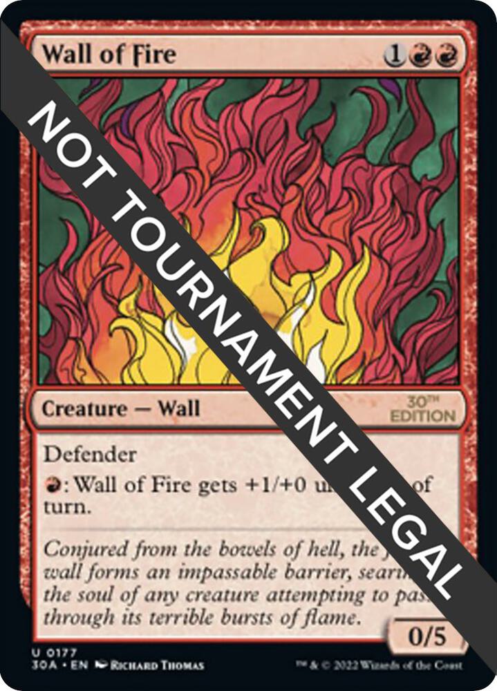 Wall of Fire 177/594 (30th Anniversary Edition)  | Good Games Modbury