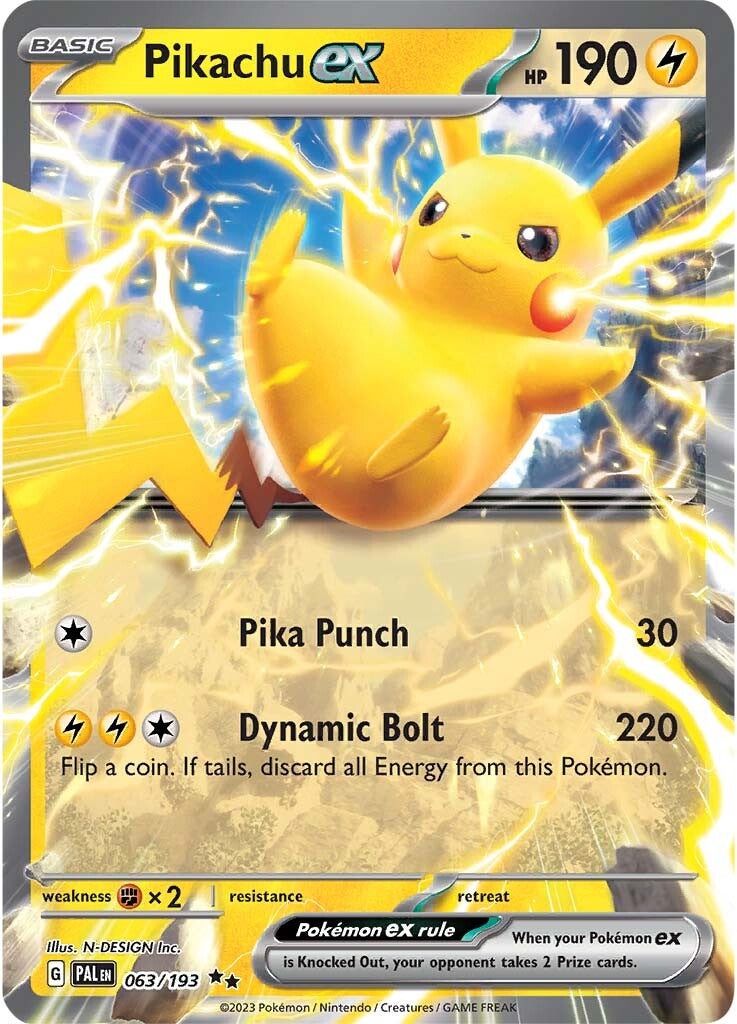 Pikachu ex (063/193) [Scarlet & Violet: Paldea Evolved] | Good Games Modbury