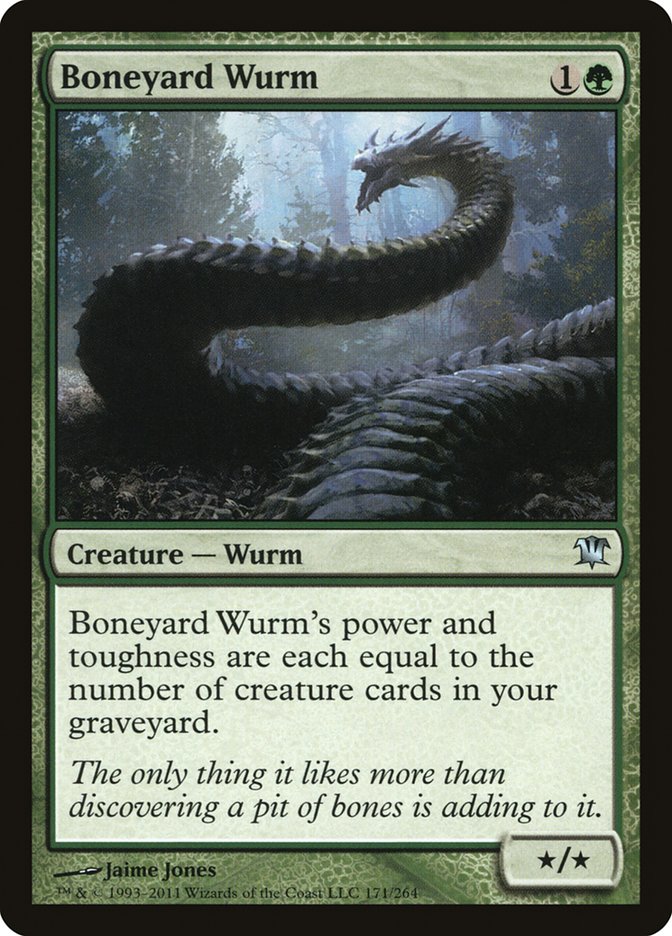 Boneyard Wurm [Innistrad] | Good Games Modbury
