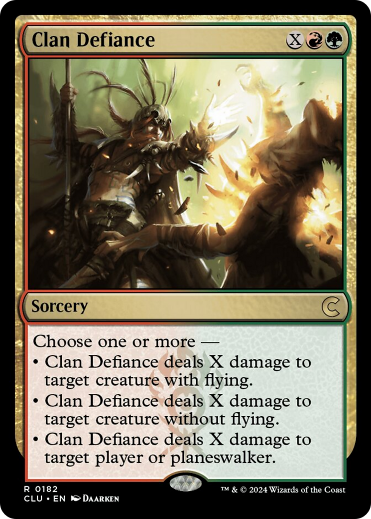 Clan Defiance [Ravnica: Clue Edition] | Good Games Modbury