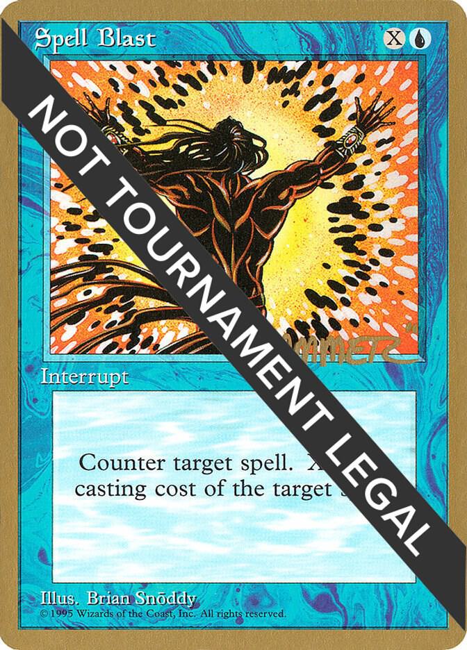 Spell Blast 1996 Shawn Hammer Regnier 4ED shr103/308 (World Championship Decks)  | Good Games Modbury