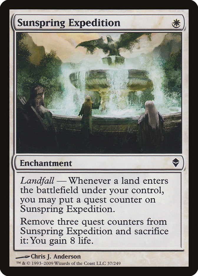 Sunspring Expedition 37/249 (Zendikar)  | Good Games Modbury