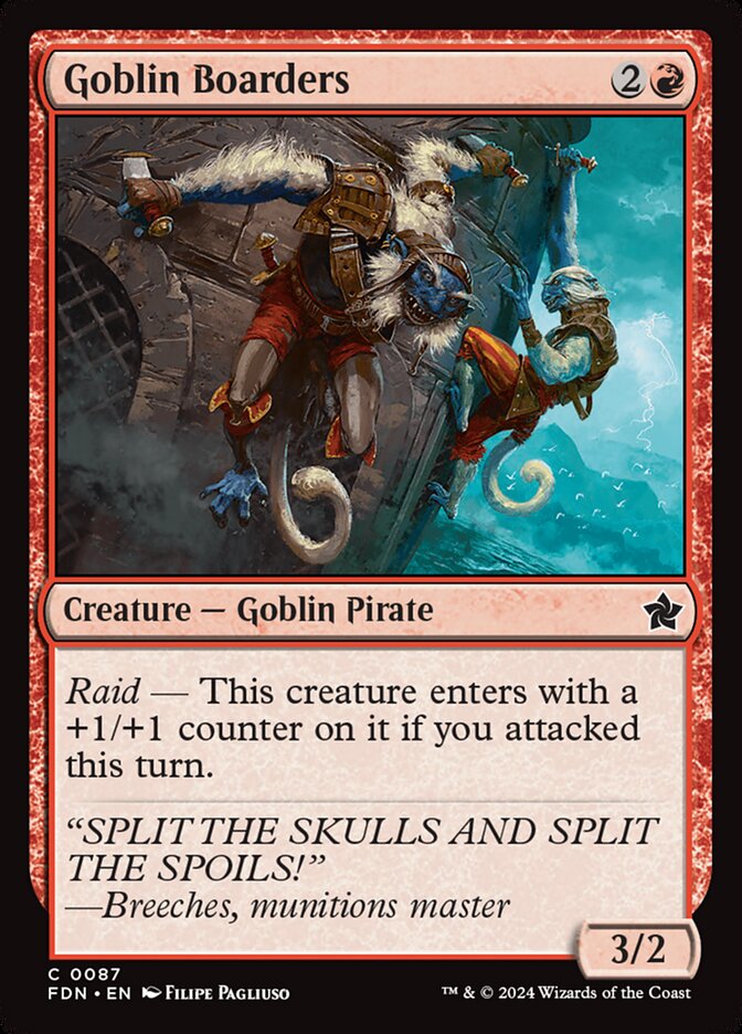 Goblin Boarders 87/291 (Foundations)  - Foil | Good Games Modbury