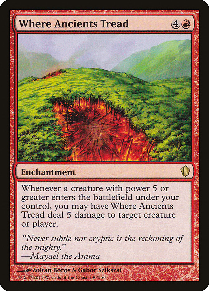 Where Ancients Tread 130/356 (Commander 2013)  | Good Games Modbury