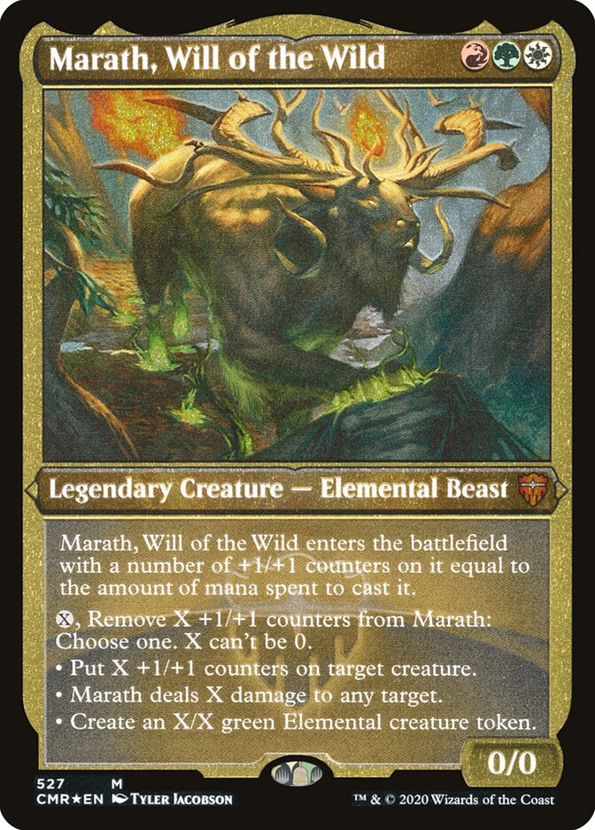 Marath, Will of the Wild (Etched) [Commander Legends] | Good Games Modbury