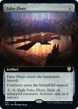 False Floor Extended Art 182 (Commander: Streets of New Capenna)  | Good Games Modbury