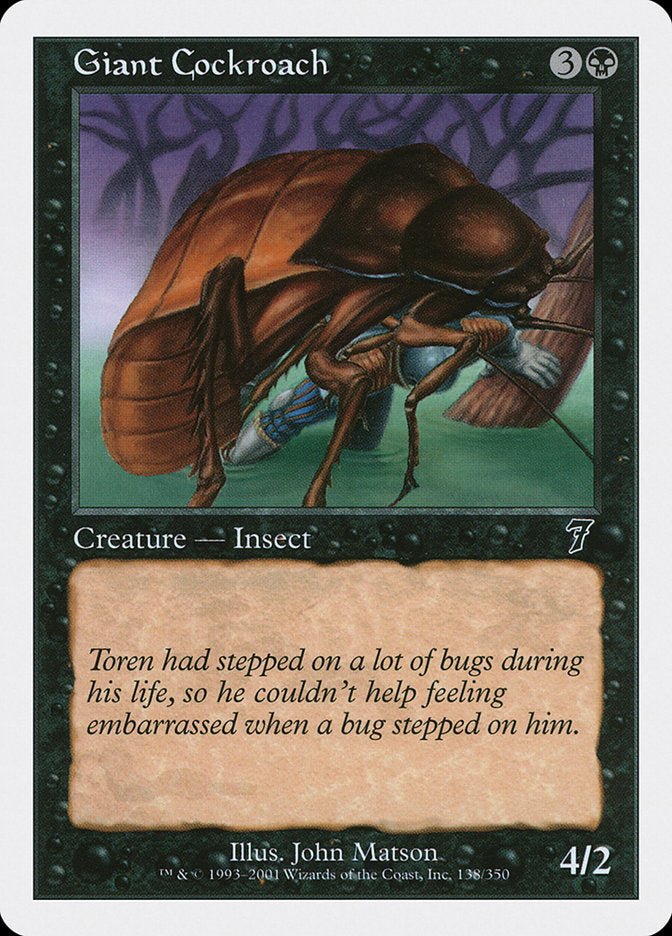 Giant Cockroach [Seventh Edition] | Good Games Modbury