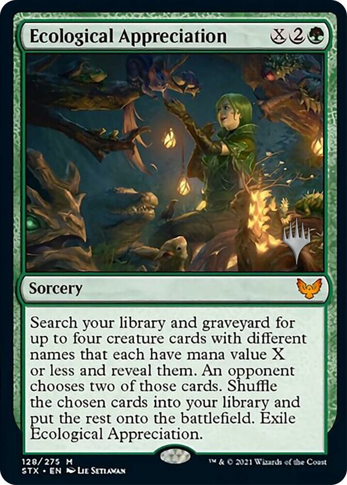 Ecological Appreciation 128 (Promo Pack: Strixhaven)  - Foil | Good Games Modbury