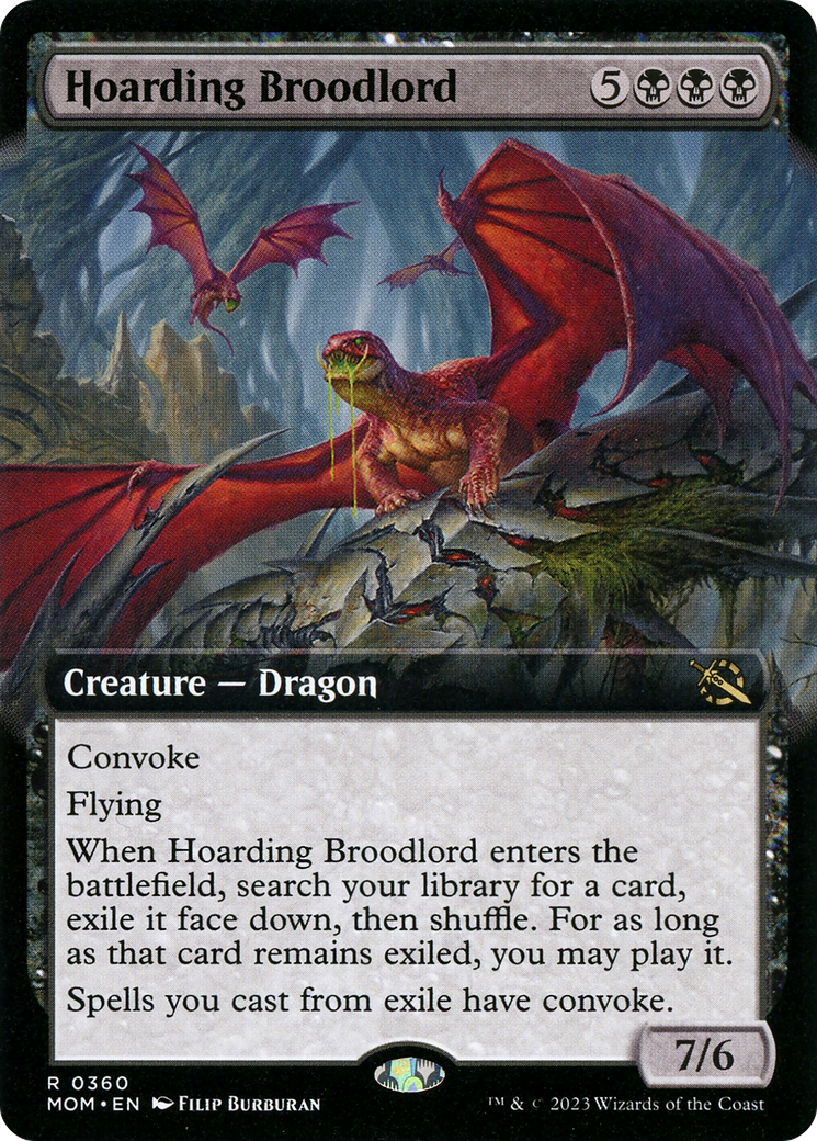 Hoarding Broodlord (Extended Art) [March of the Machine] | Good Games Modbury