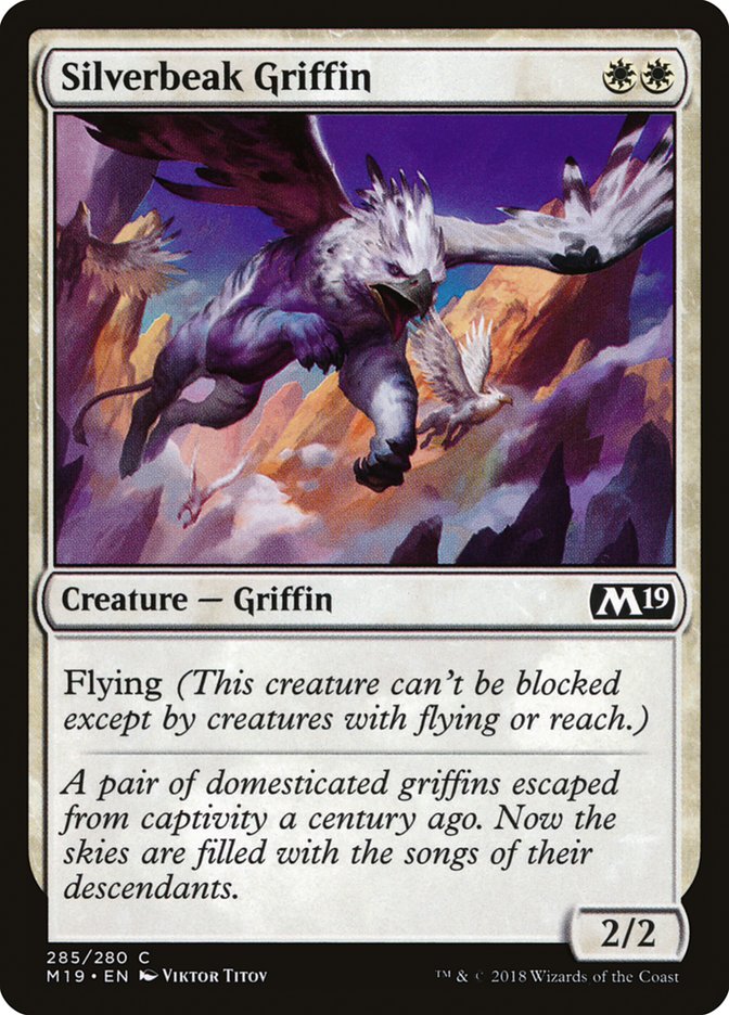 Silverbeak Griffin [Core Set 2019] | Good Games Modbury