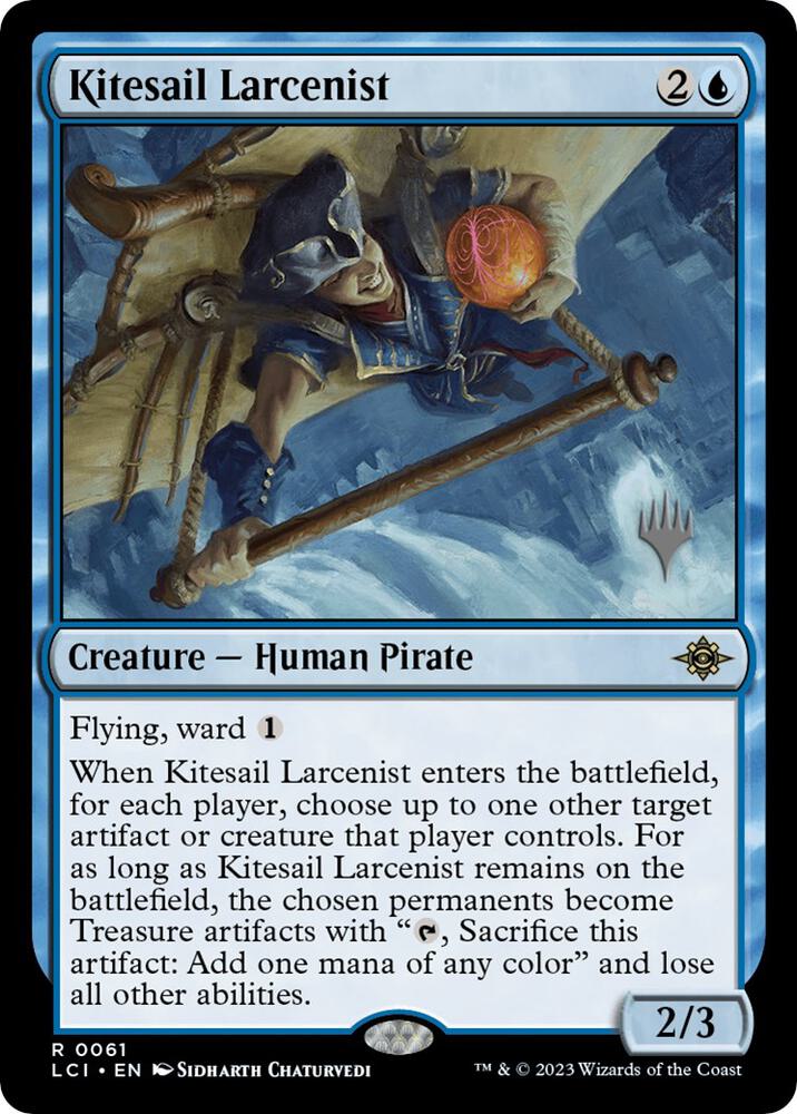 Kitesail Larcenist 61p/138 (Promo Pack: The Lost Caverns of Ixalan)  - Foil | Good Games Modbury