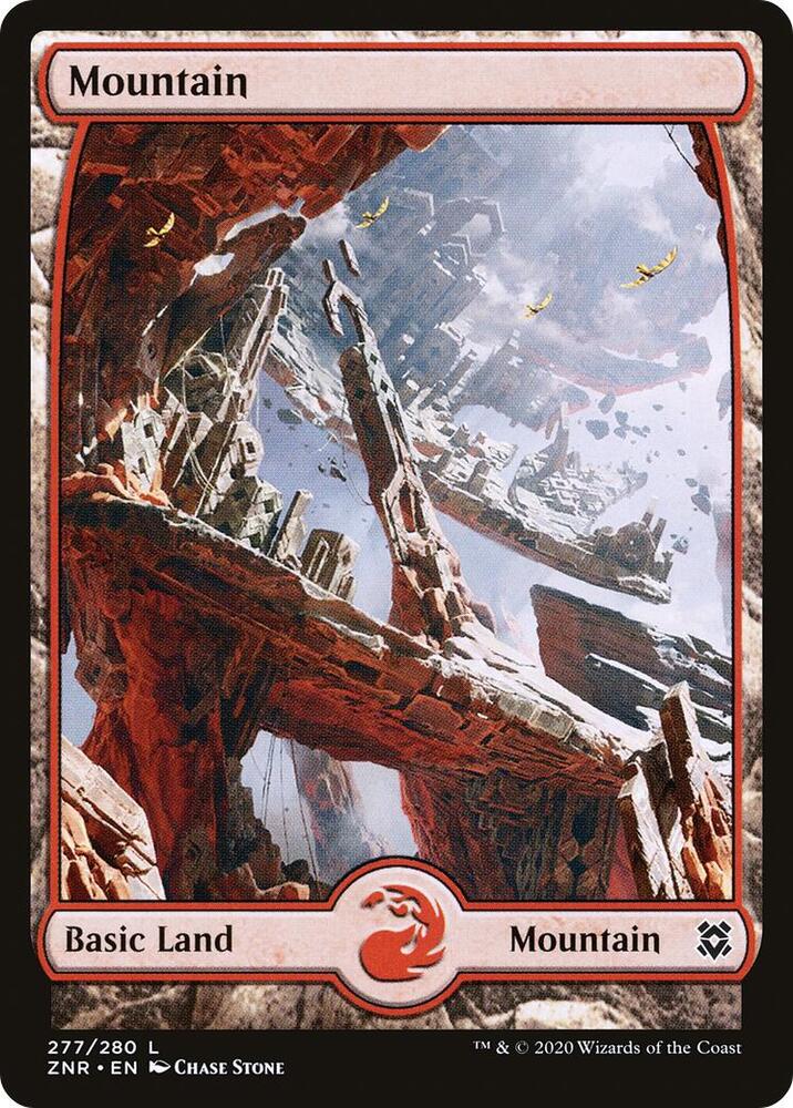 Mountain 277 (Zendikar Rising)  - Full Art | Good Games Modbury