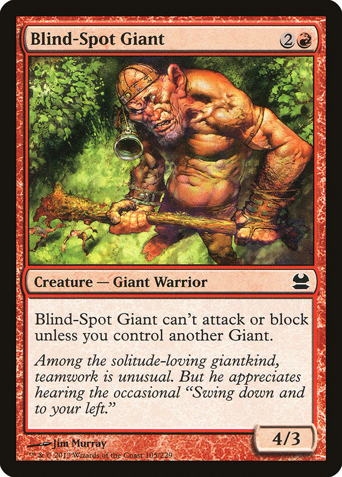 Blind-Spot Giant 105/229 (Modern Masters)  | Good Games Modbury