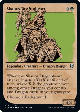 Skanos Dragonheart Showcase 410/361 (Commander Legends: Battle for Baldur's Gate)  | Good Games Modbury