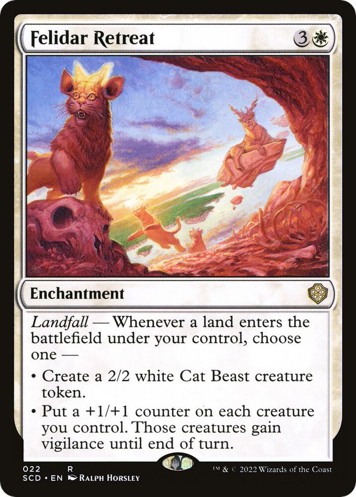 Felidar Retreat 22/352 (Starter Commander Decks)  | Good Games Modbury