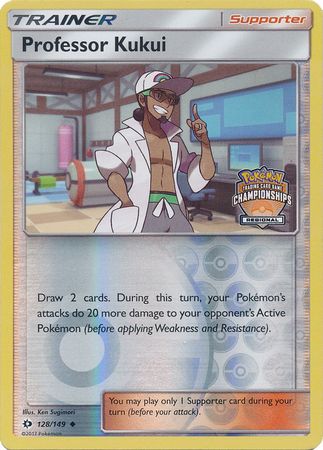 Professor Kukui (128/149) (Regional Championship Promo) [Sun & Moon: Base Set] | Good Games Modbury