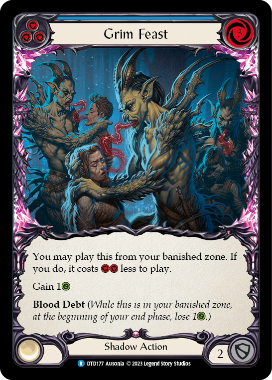 Grim Feast (Blue) [DTD177] (Dusk Till Dawn) | Good Games Modbury