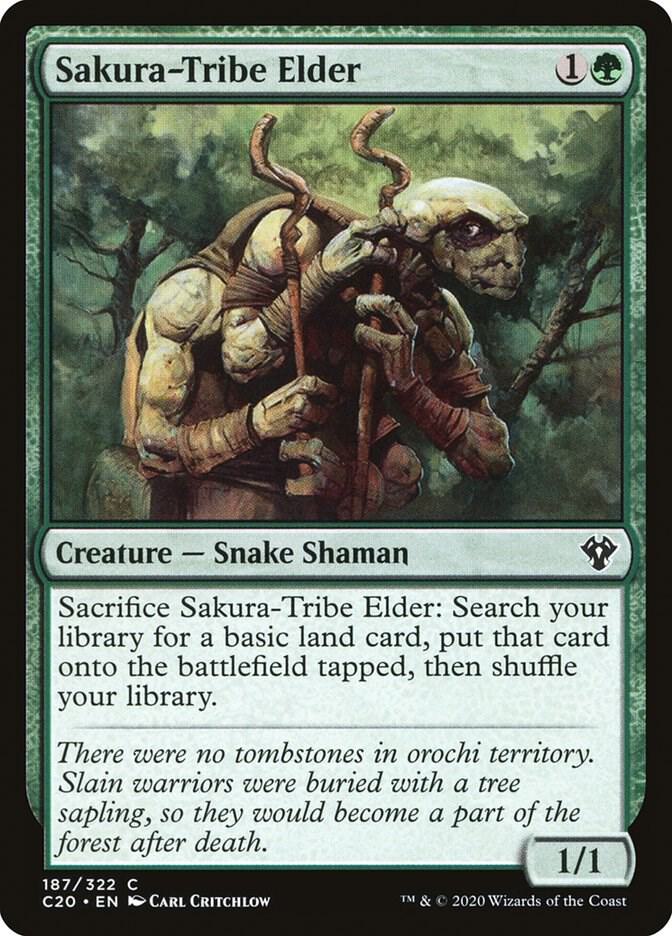 Sakura-Tribe Elder 187/322 (Commander 2020)  | Good Games Modbury