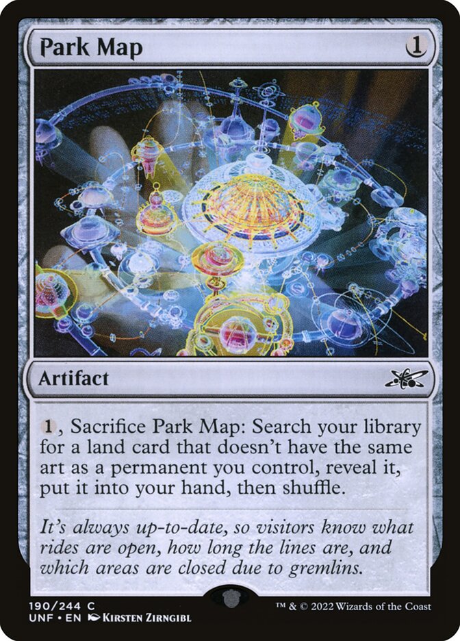 Park Map 190/244 (Unfinity)  - Foil | Good Games Modbury