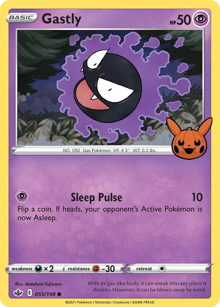 Gastly (055/198) [Trick or Trade] | Good Games Modbury