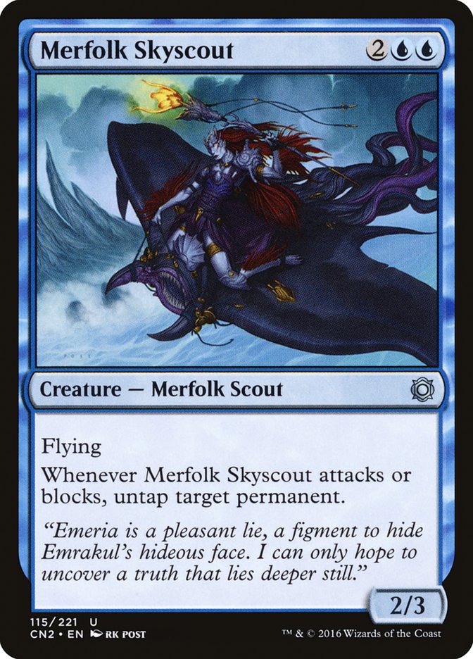 Merfolk Skyscout 115/221 (Conspiracy: Take the Crown)  - Foil | Good Games Modbury