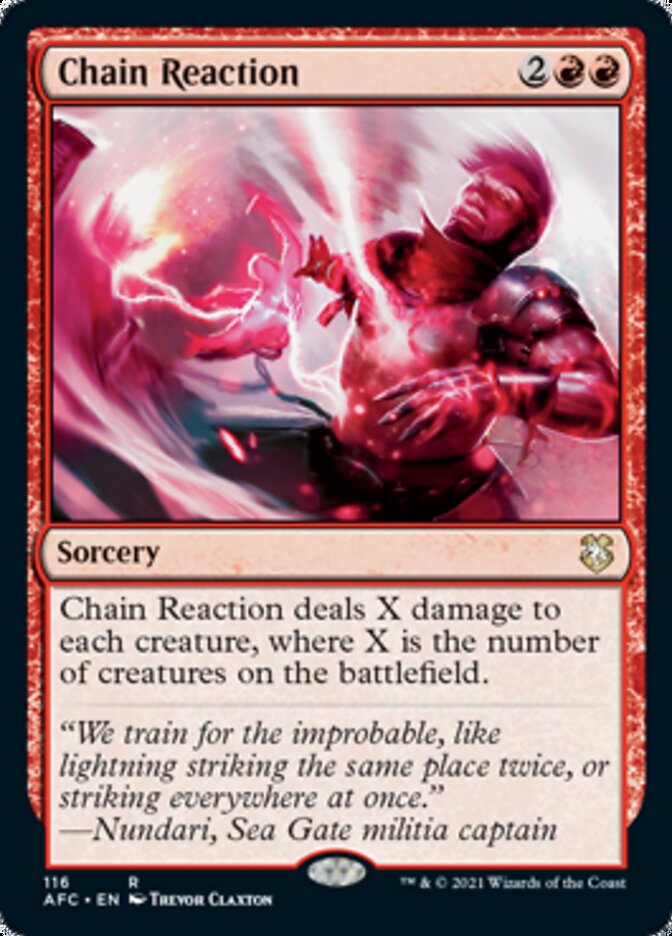 Chain Reaction [Dungeons & Dragons: Adventures in the Forgotten Realms Commander] | Good Games Modbury