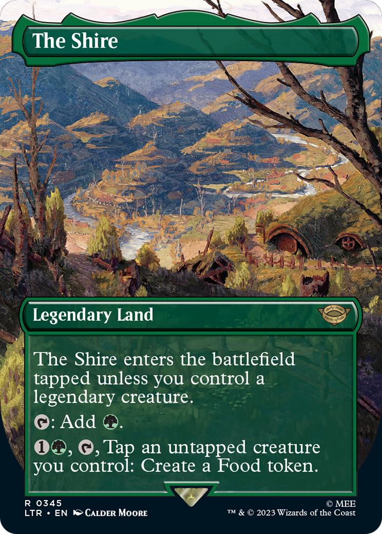 The Shire (Borderless Alternate Art) [The Lord of the Rings: Tales of Middle-Earth] | Good Games Modbury