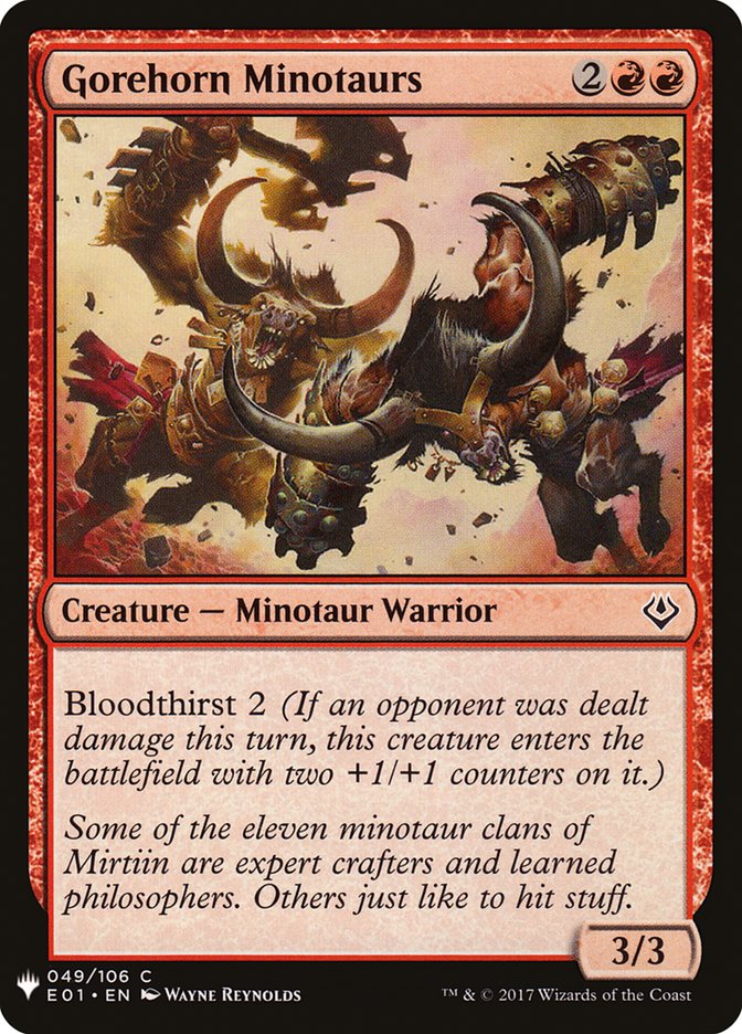 Gorehorn Minotaurs [Mystery Booster] | Good Games Modbury