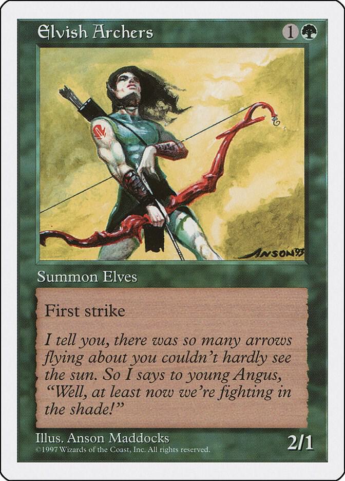 Elvish Archers 292/455 (Fifth Edition)  | Good Games Modbury