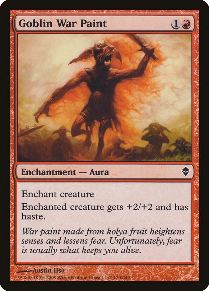 Goblin War Paint 129/249 (Zendikar)  | Good Games Modbury