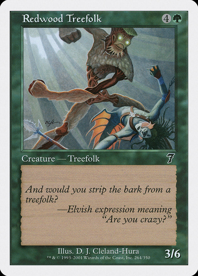 Redwood Treefolk 264/350 (7th Edition)  | Good Games Modbury