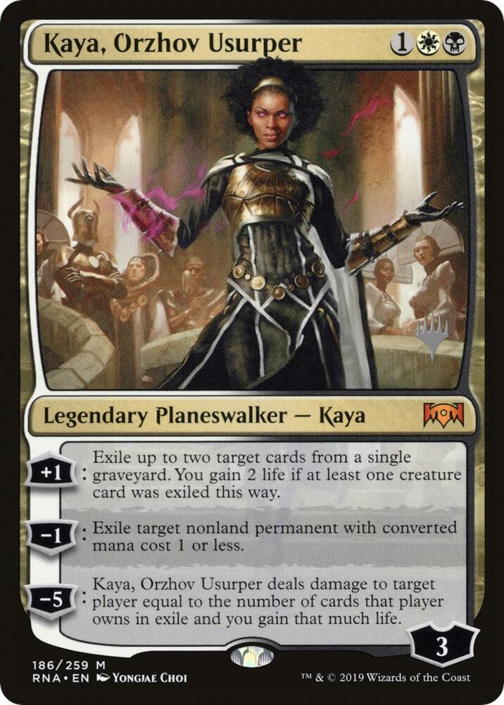 Kaya Orzhov Usurper 186p/81 (Promo Pack: Throne of Eldraine)  | Good Games Modbury