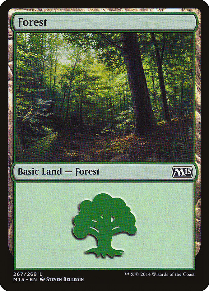 Forest (267) [Magic 2015] | Good Games Modbury
