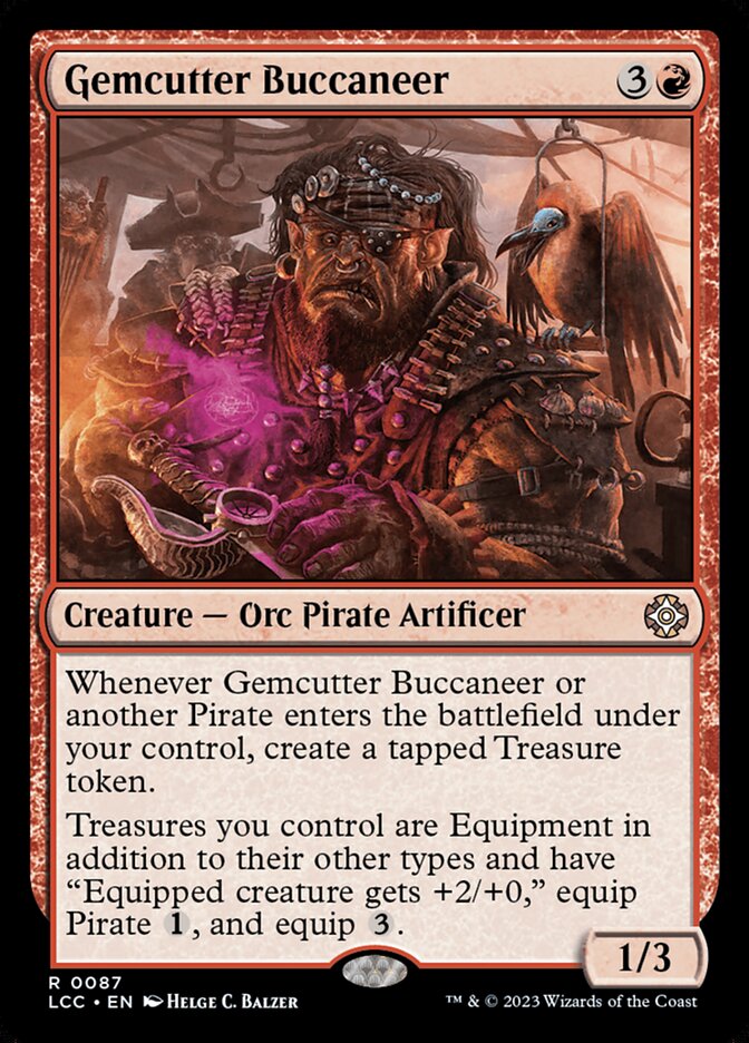 Gemcutter Buccaneer 87 (Commander: The Lost Caverns of Ixalan)  | Good Games Modbury