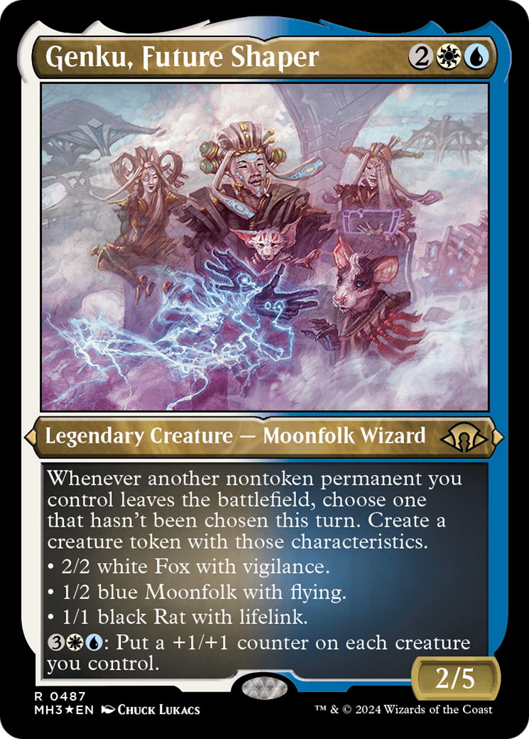 Genku, Future Shaper (Foil Etched) [Modern Horizons 3] | Good Games Modbury