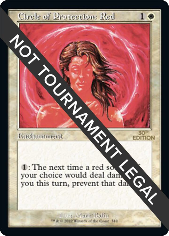 Circle of Protection Red Retro Frame 310/594 (30th Anniversary Edition)  | Good Games Modbury