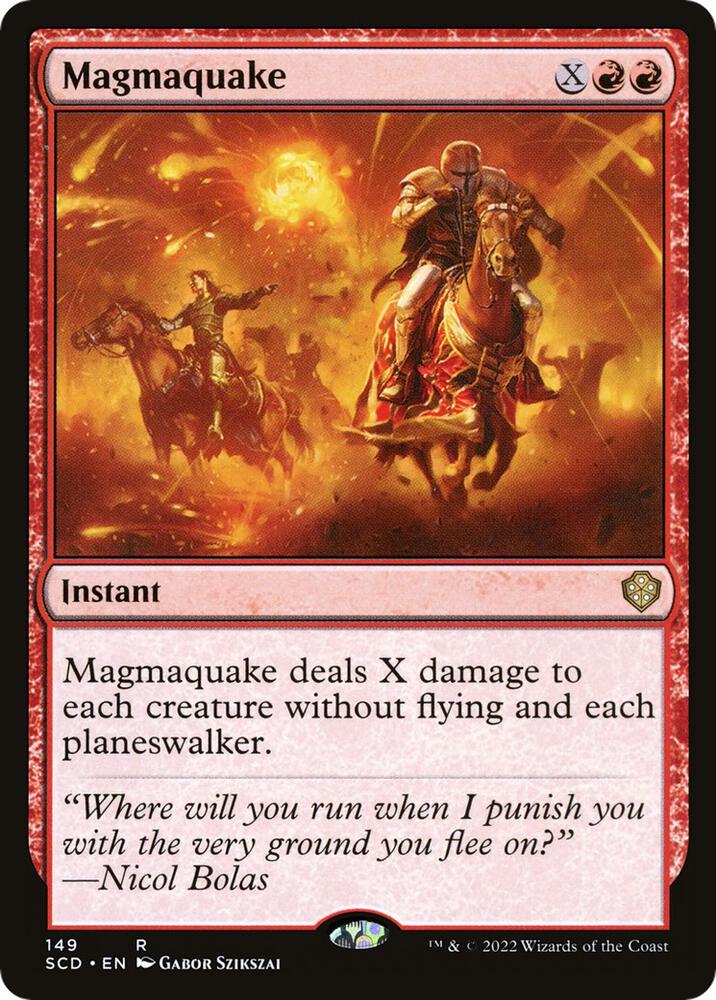 Magmaquake 149/352 (Starter Commander Decks)  | Good Games Modbury