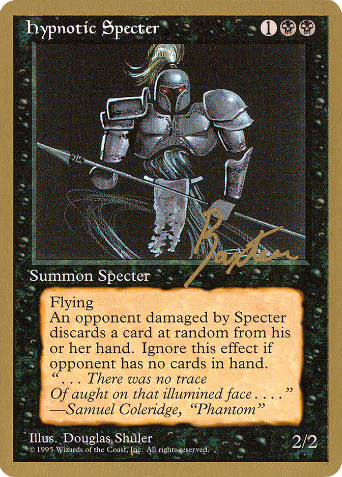 Hypnotic Specter (George Baxter) [Pro Tour Collector Set] | Good Games Modbury