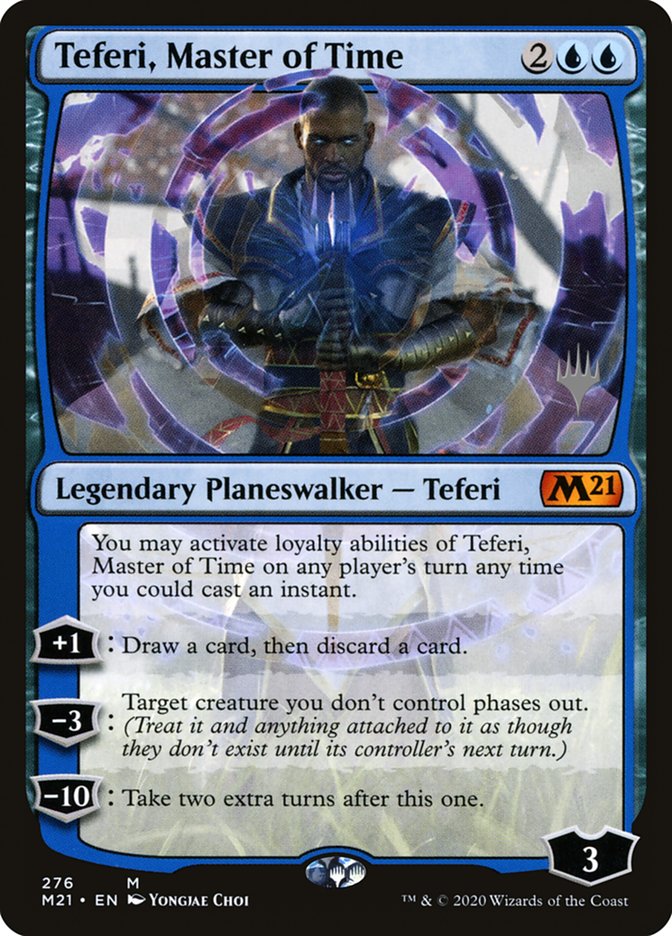 Teferi, Master of Time (Promo Pack) (276) [Core Set 2021 Promos] | Good Games Modbury