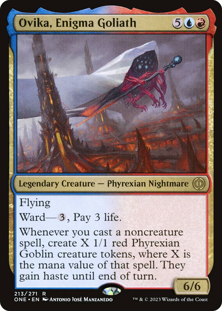 Ovika, Enigma Goliath [Phyrexia: All Will Be One] | Good Games Modbury