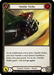 Nimble Strike (Yellow) [U-WTR186] (Welcome to Rathe Unlimited)  Unlimited Normal | Good Games Modbury