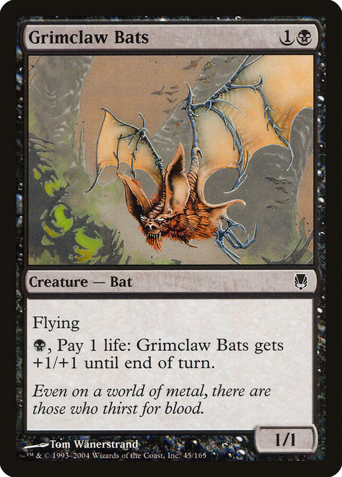 Grimclaw Bats 45/165 (Darksteel)  - Foil | Good Games Modbury