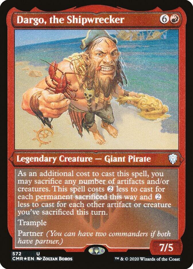 Dargo the Shipwrecker Foil Etched 572 (Commander Legends)  - Foil | Good Games Modbury