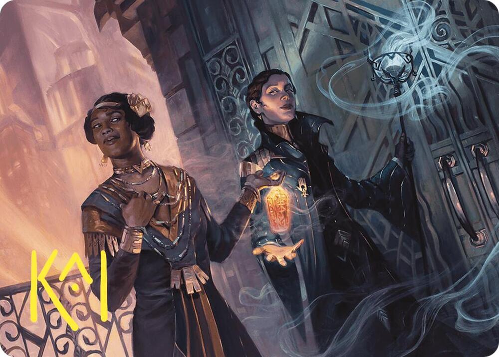 Bribery Art Card Gold Stamped Signature 6 (Art Series: Commander Masters)  | Good Games Modbury