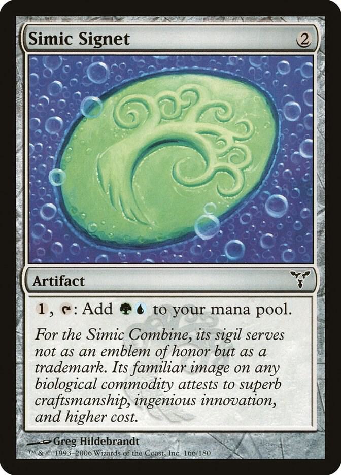 Simic Signet 166 (Dissension)  | Good Games Modbury