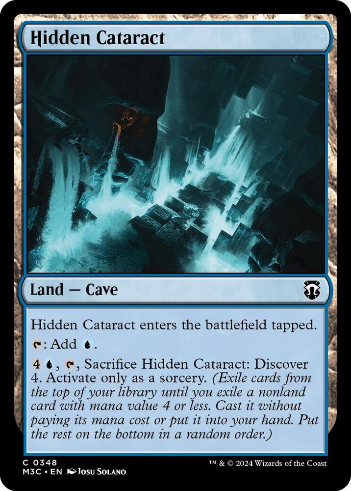 Hidden Cataract 348/411 (Commander: Modern Horizons 3)  - Ripple Foil | Good Games Modbury