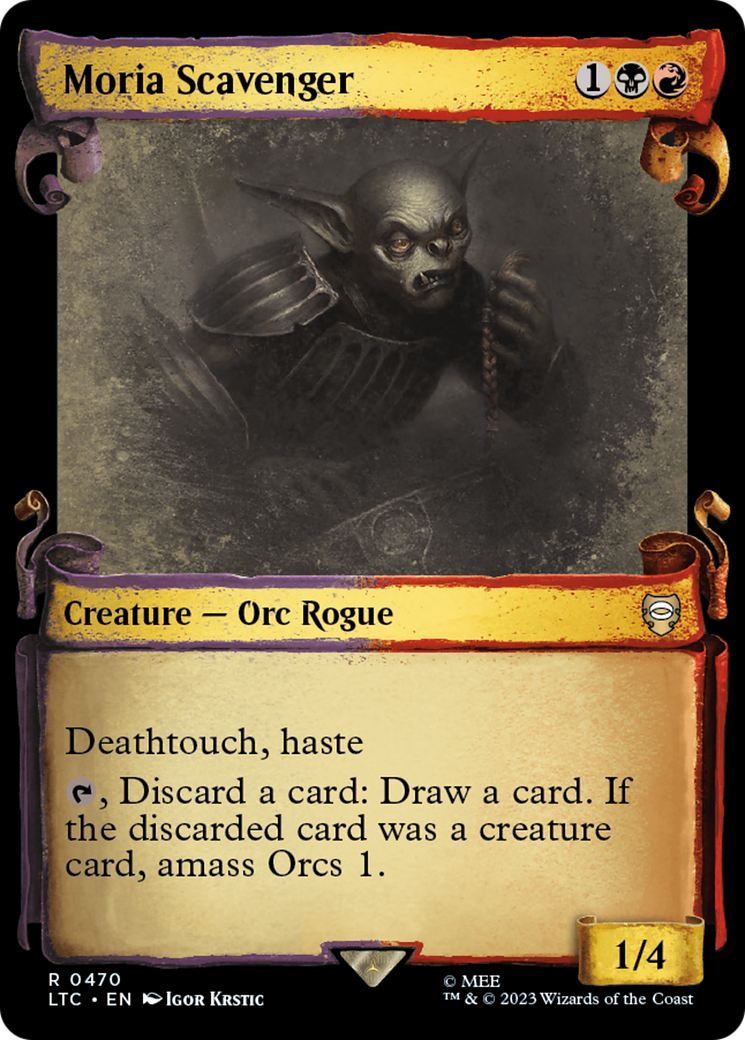 Moria Scavenger [The Lord of the Rings: Tales of Middle-Earth Commander Showcase Scrolls] | Good Games Modbury