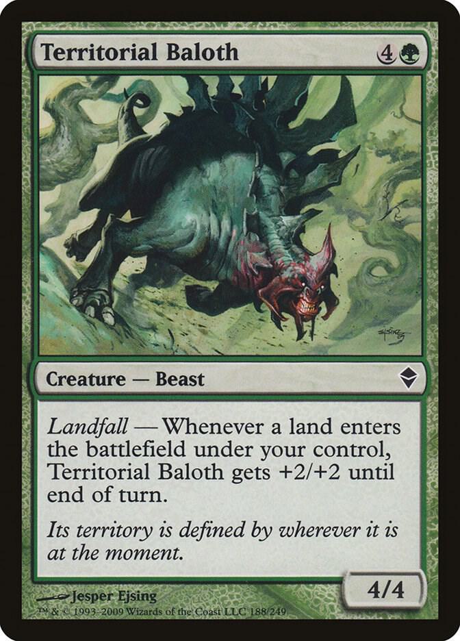 Territorial Baloth 188/249 (Zendikar)  - Foil | Good Games Modbury